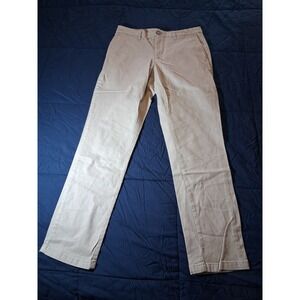 Old Navy Mens 29x30 Beige Slim Built-In Flex Rotation Chino Straight Leg Pants